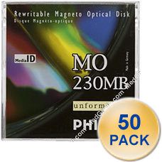 Philips  230 MB  R/W MO Disk qty 50